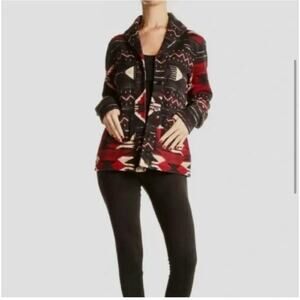 Lauren Ralph Lauren Blue&Red Southwest Style Jacket Sz.L